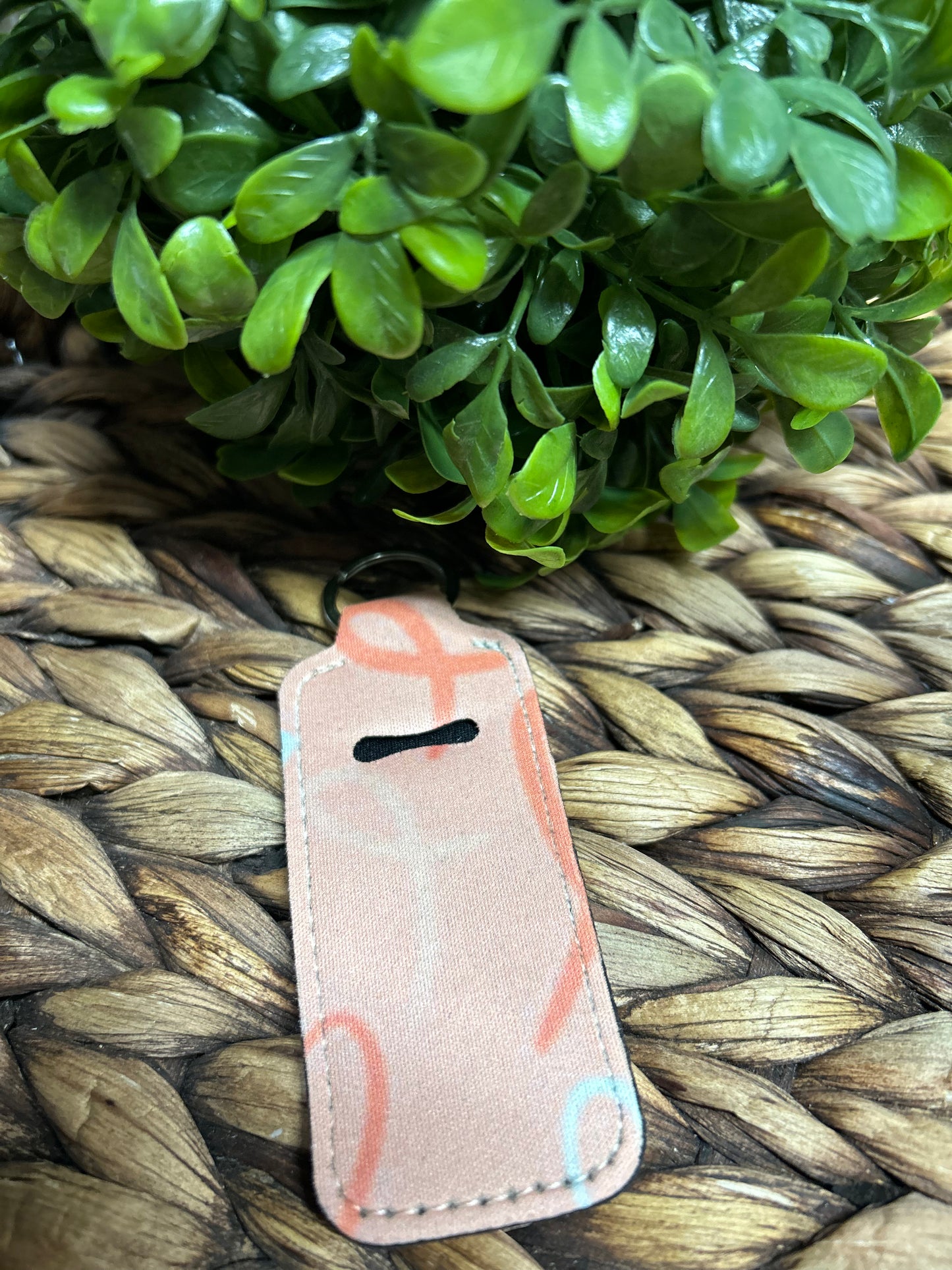 Chapstick Holder-Breast Cancer Awareness