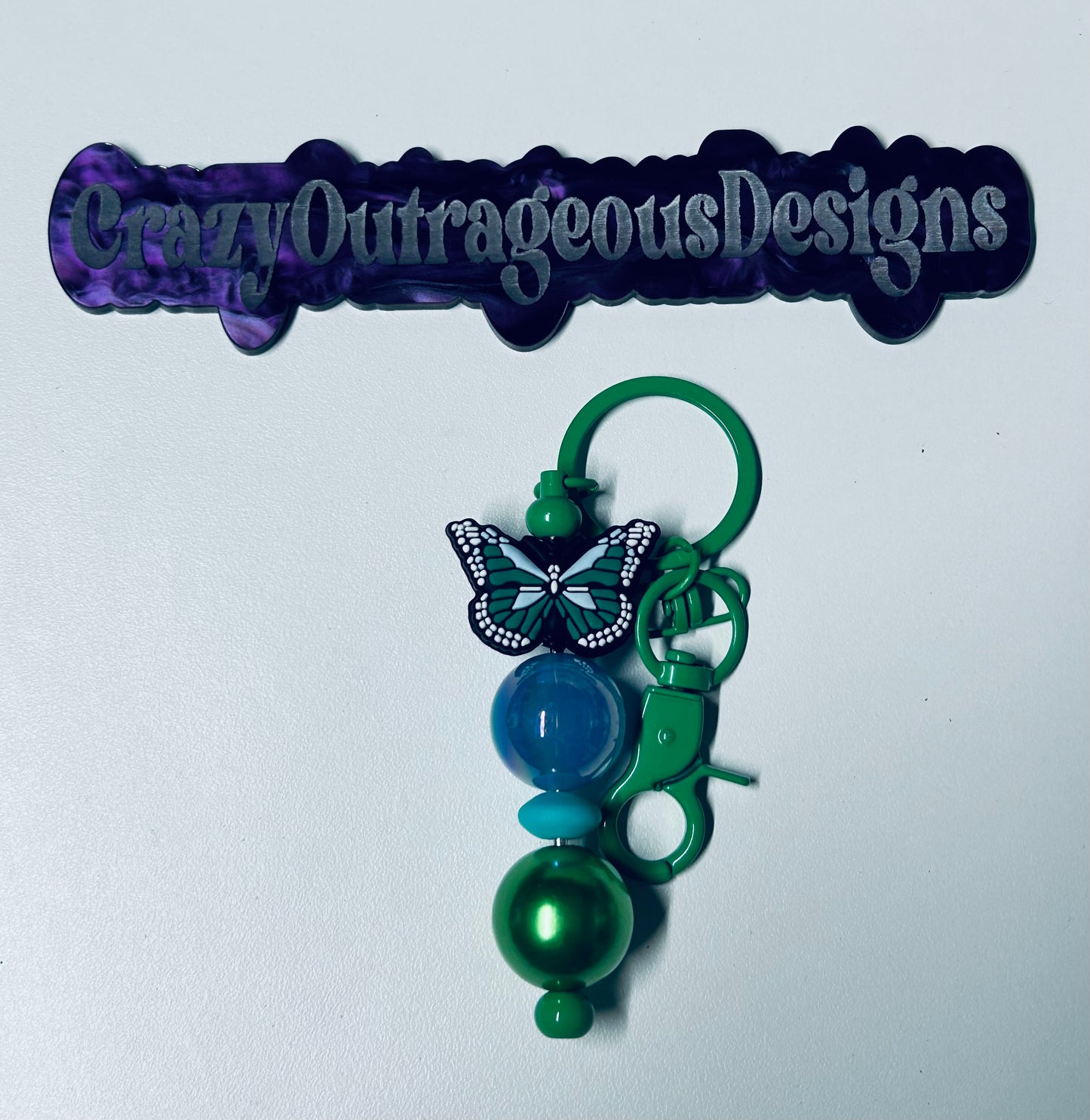 Keychain-Focal Butterfly