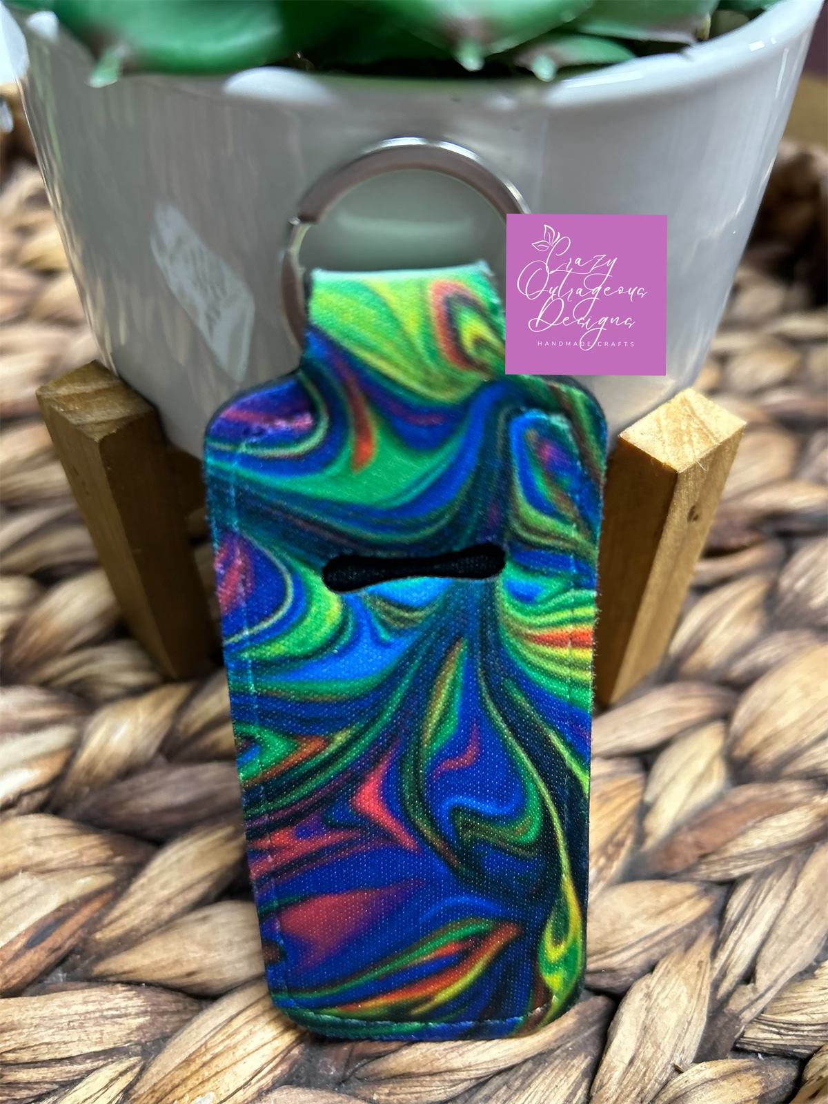 Chapstick Holder-Pattern:Artistic Colors