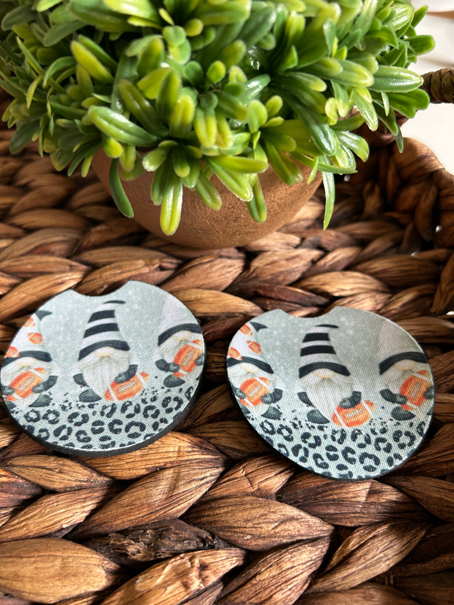 Car Coasters-Sport-Gnome:Truck w\Gnomes & Gnomes Football