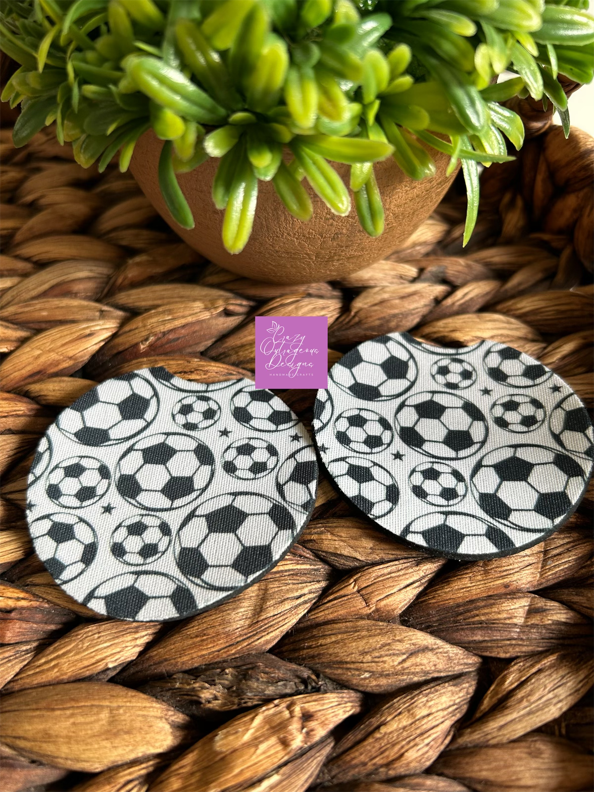 Car Coasters-Sport:Soccerball