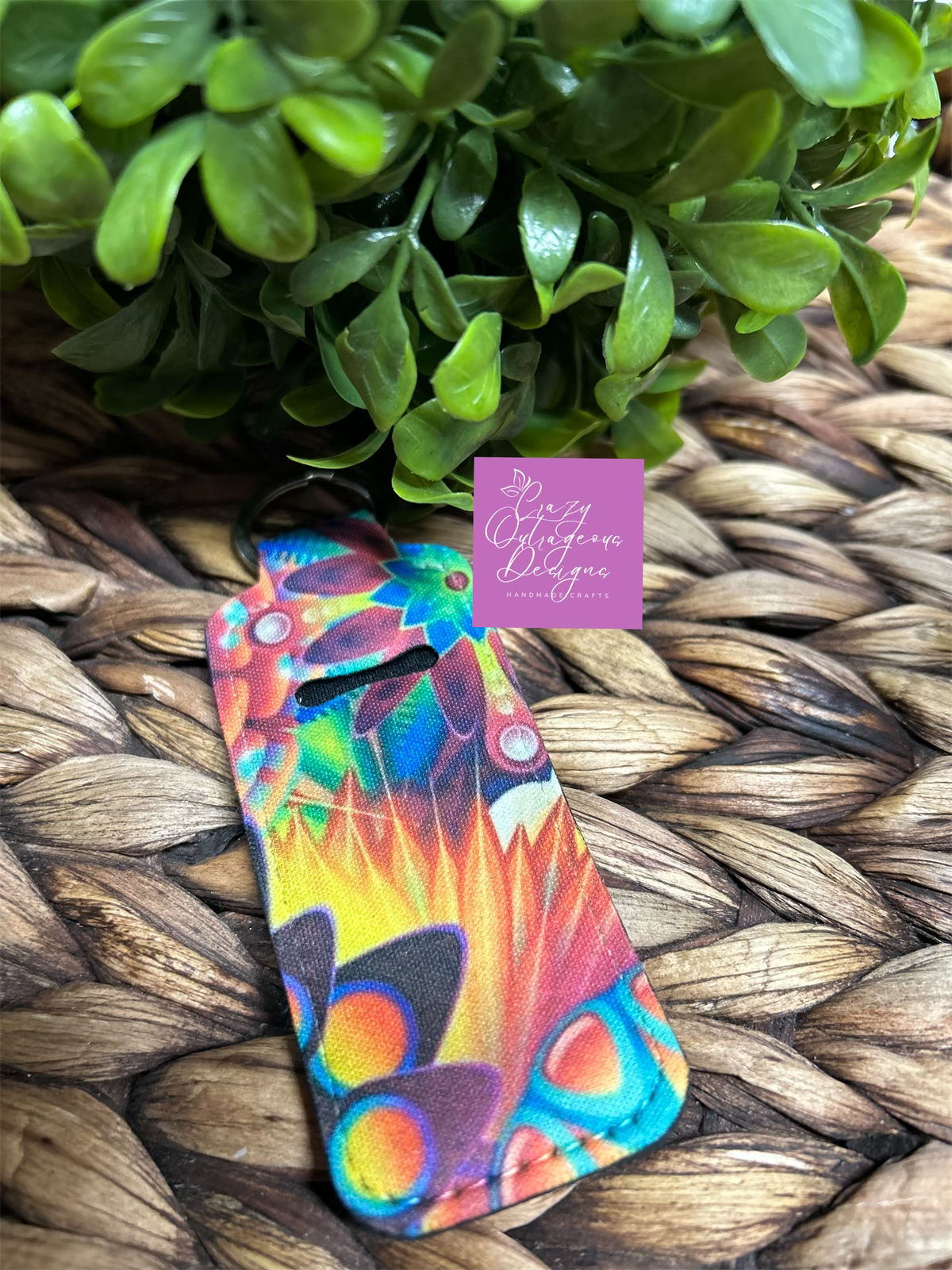 Chapstick Holder-Pattern:Floral Pattern