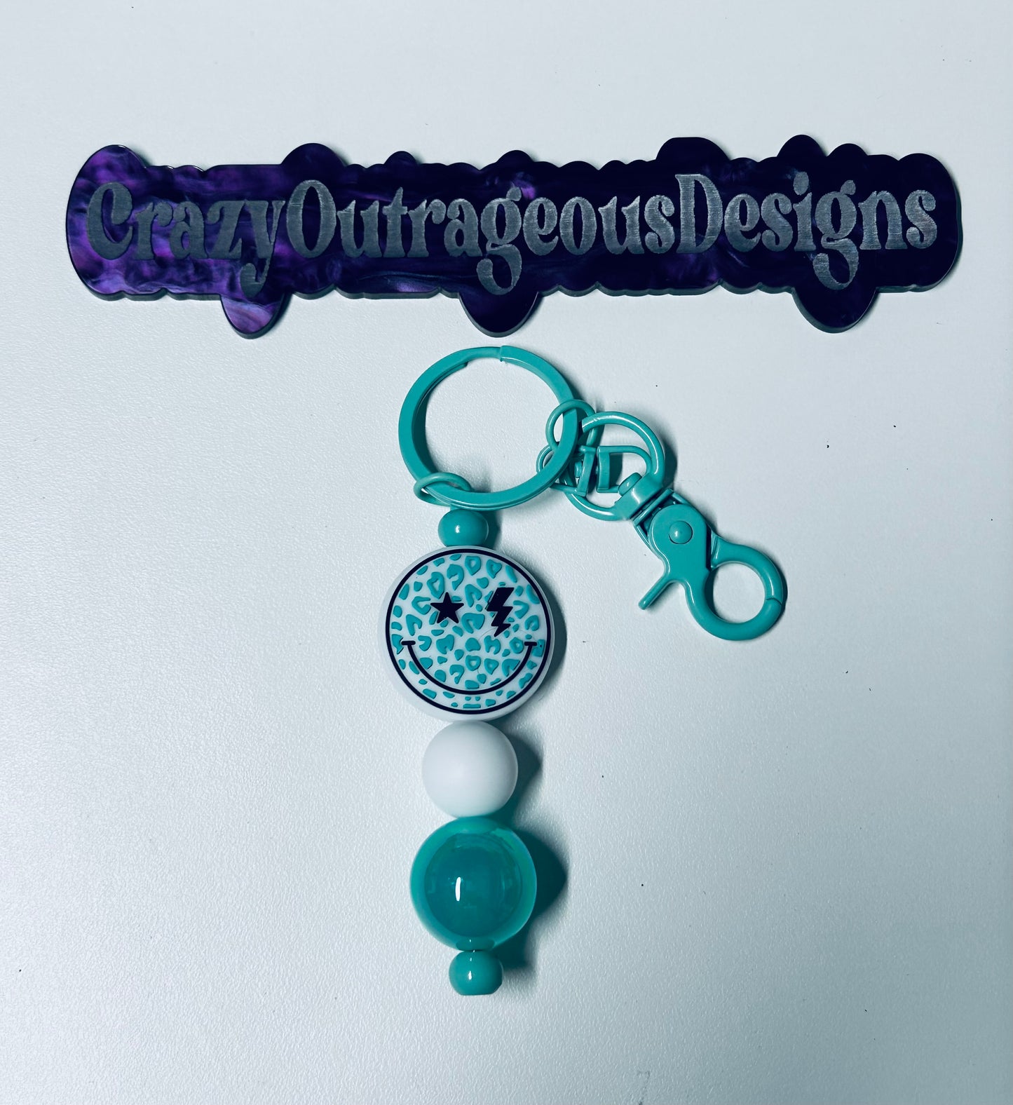 Keychain-Focal Smiley Faces