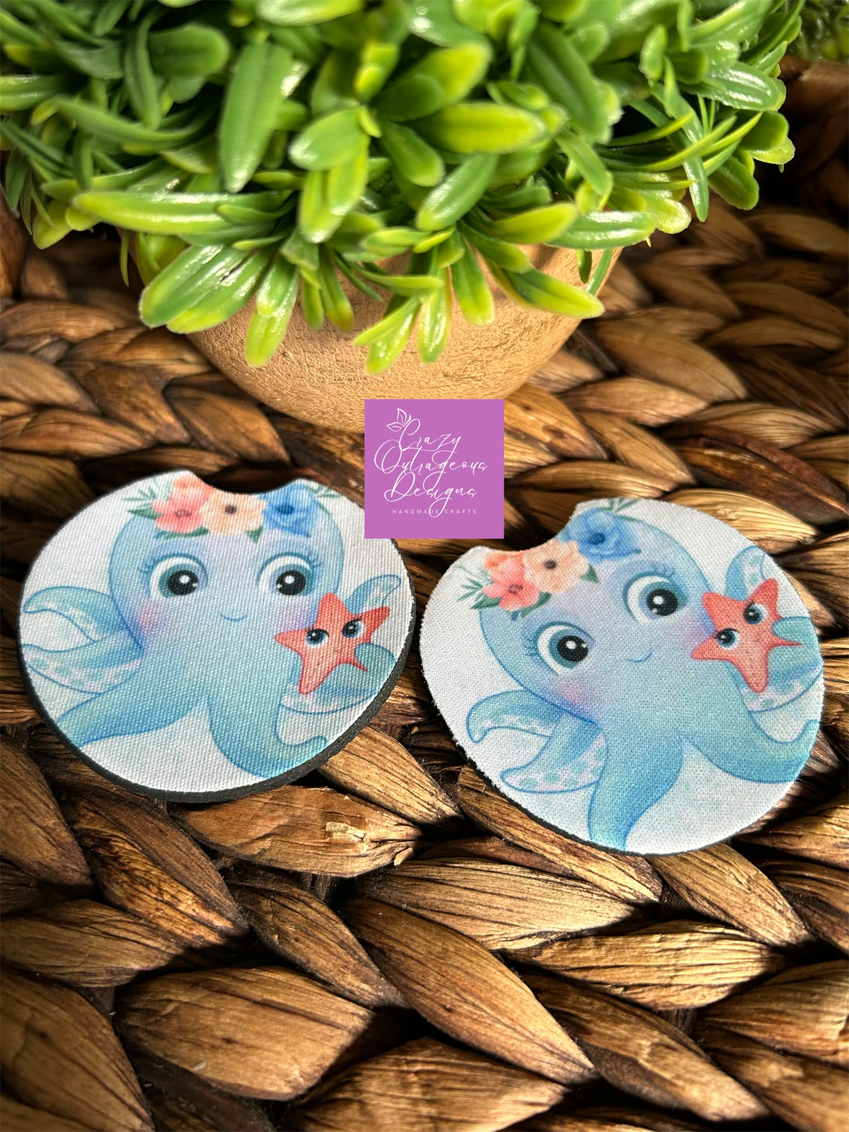 Car Coasters-Summer:Octopus