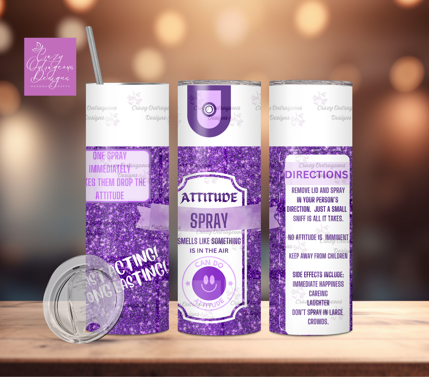 Tumbler-Attitude Spray