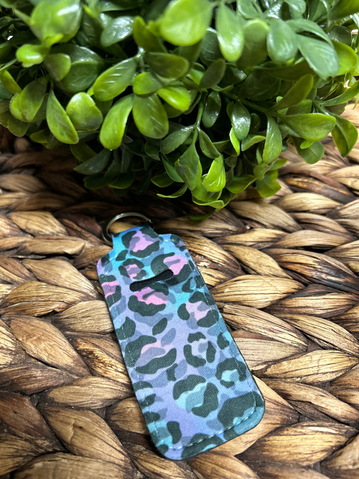Chapstick Holder-Pattern:Colorful Leopard