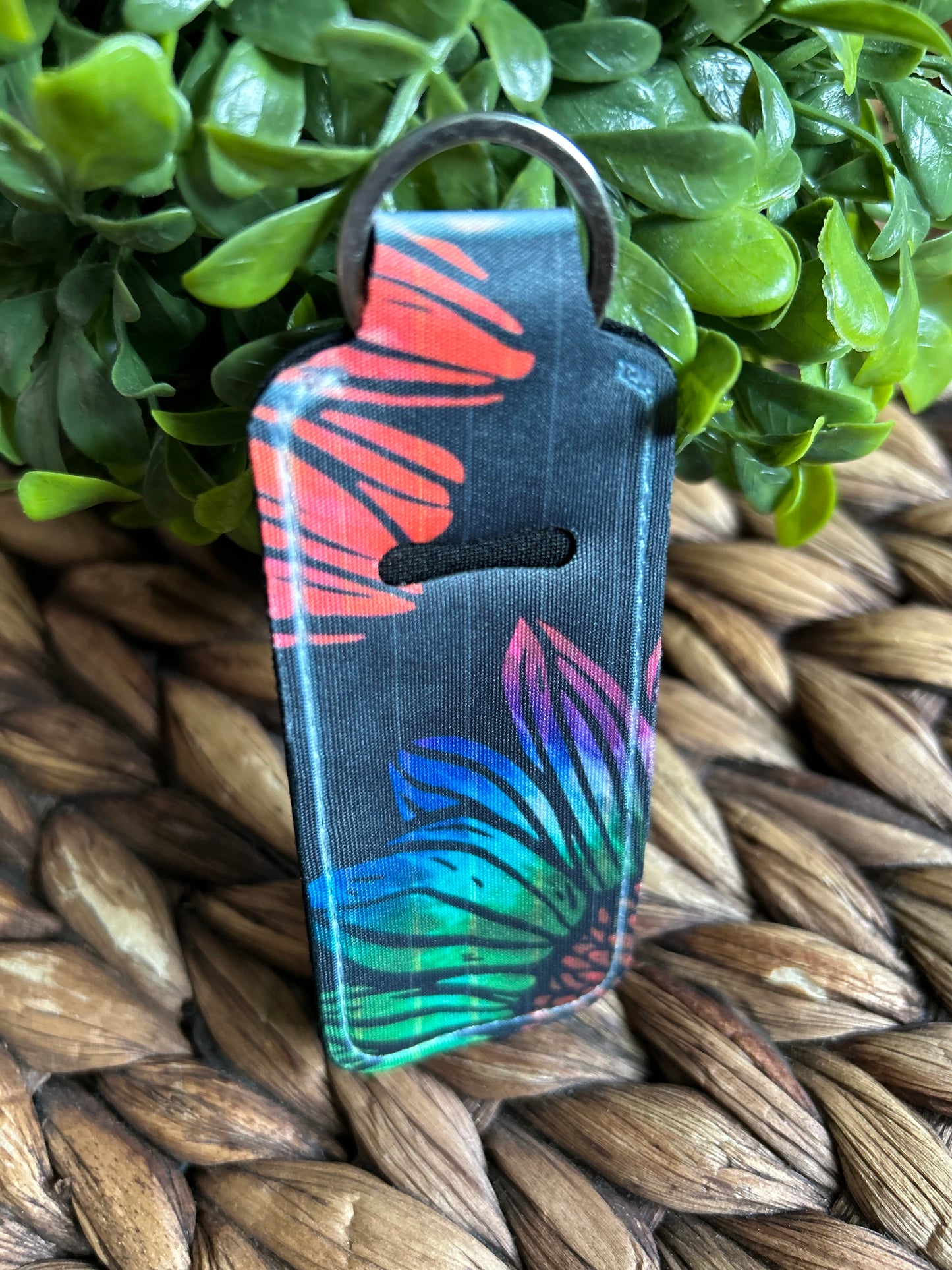 Chapstick Holder-Flower:Colorful Sunflower