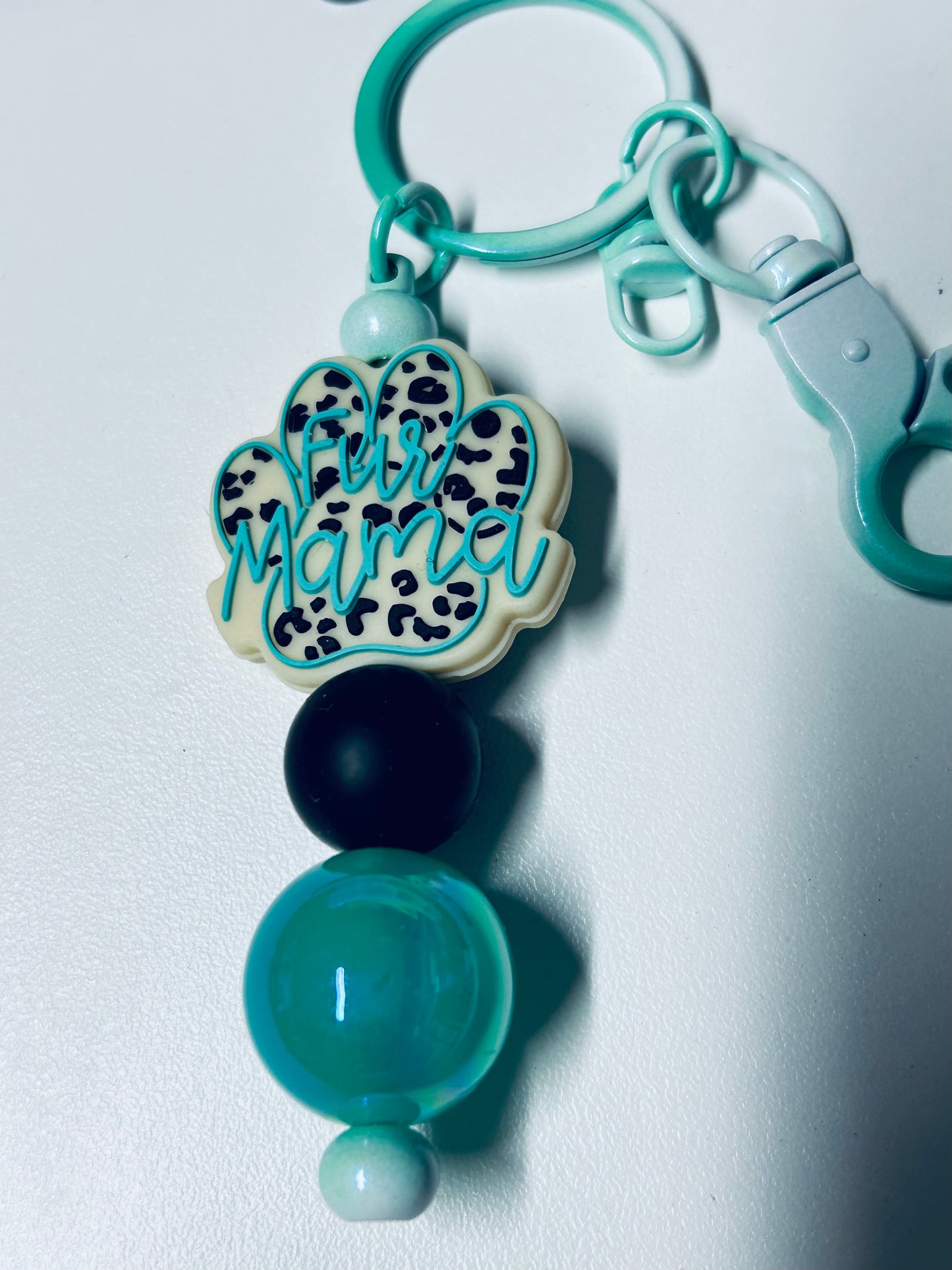 Keychain-Focal Dog Paw