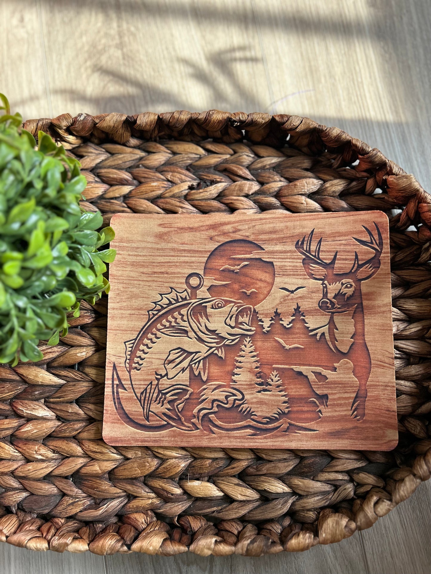 Mouse Pads-Deer/Bass Hunter