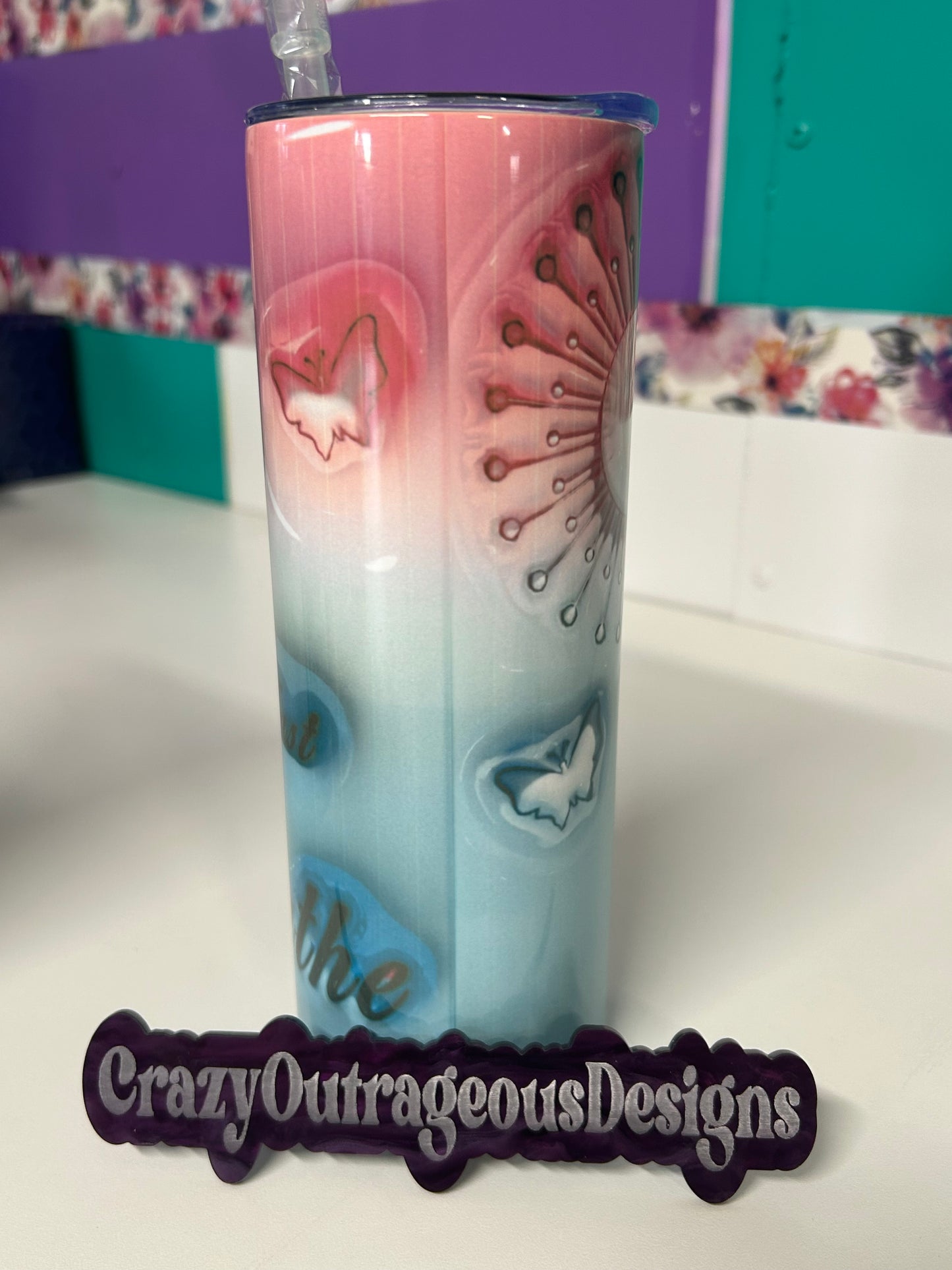 Oopsy Tumbler-Just Breathe