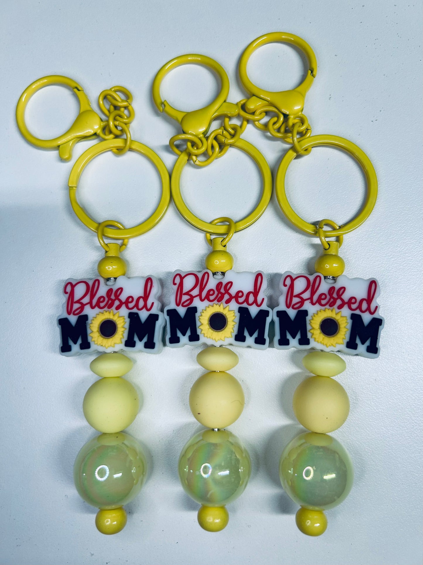 Keychain-Focal Blessed Mom