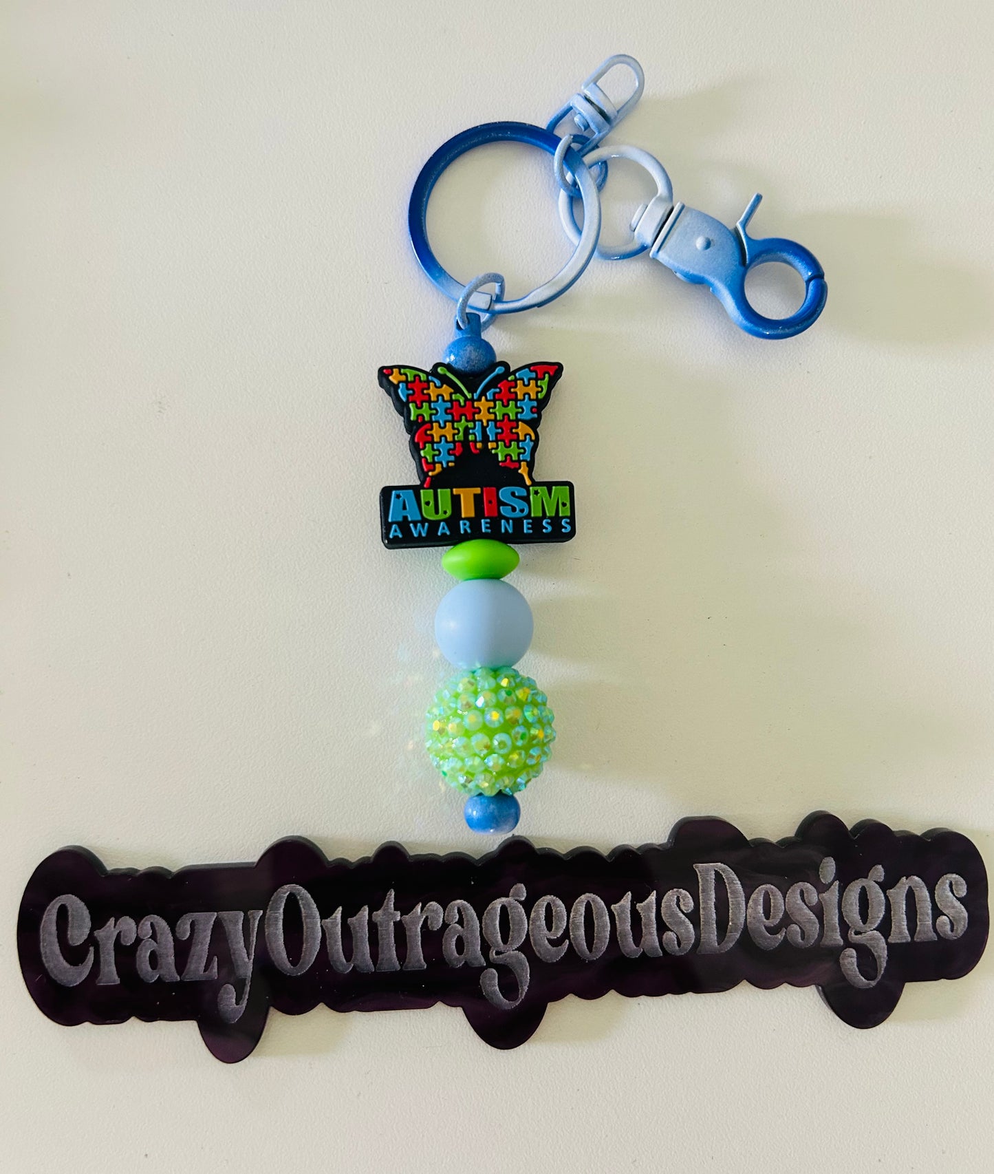 Keychain-Focal Butterfly Autism