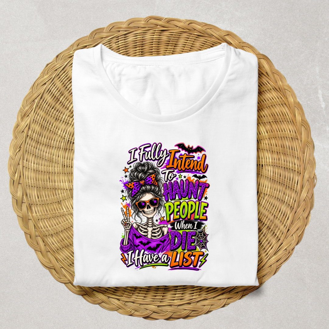 Apparel-Halloween Skelton Shirt