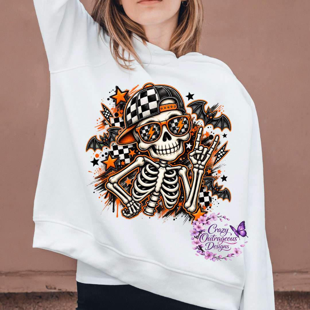 Apparel - Fall Skelton Hat Shirt