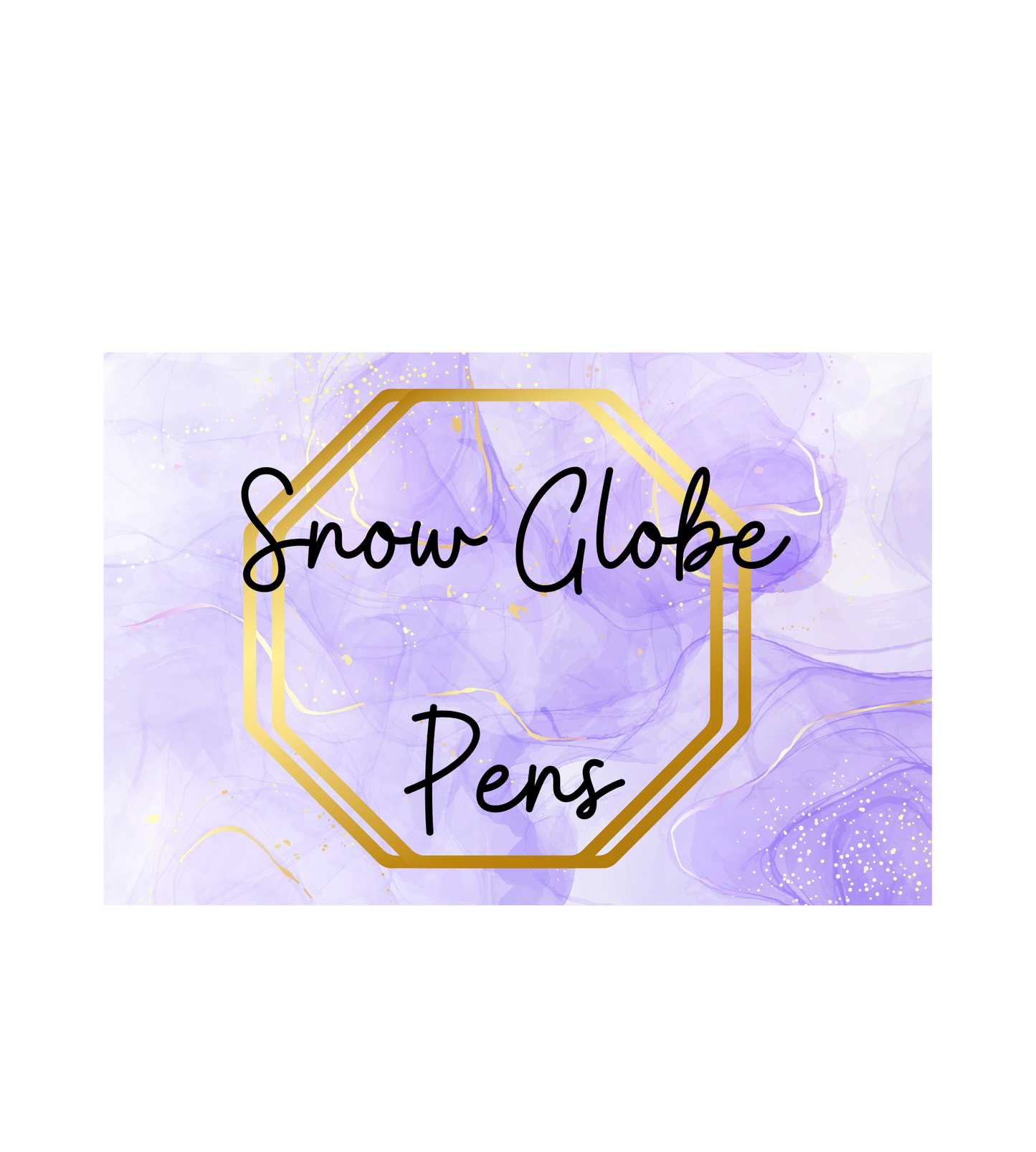 Pen-Snow globe Pen/Floating Pen-Blue