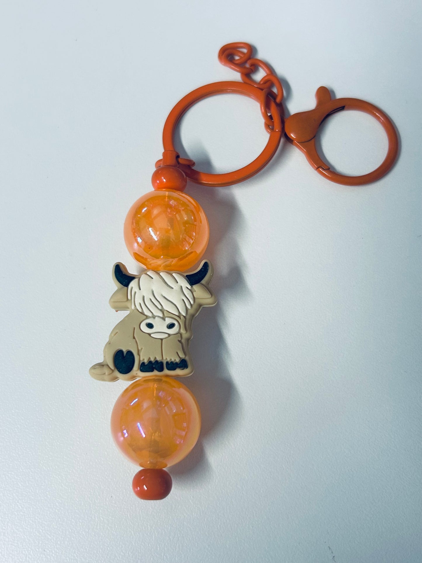 Keychain-Focal Cow