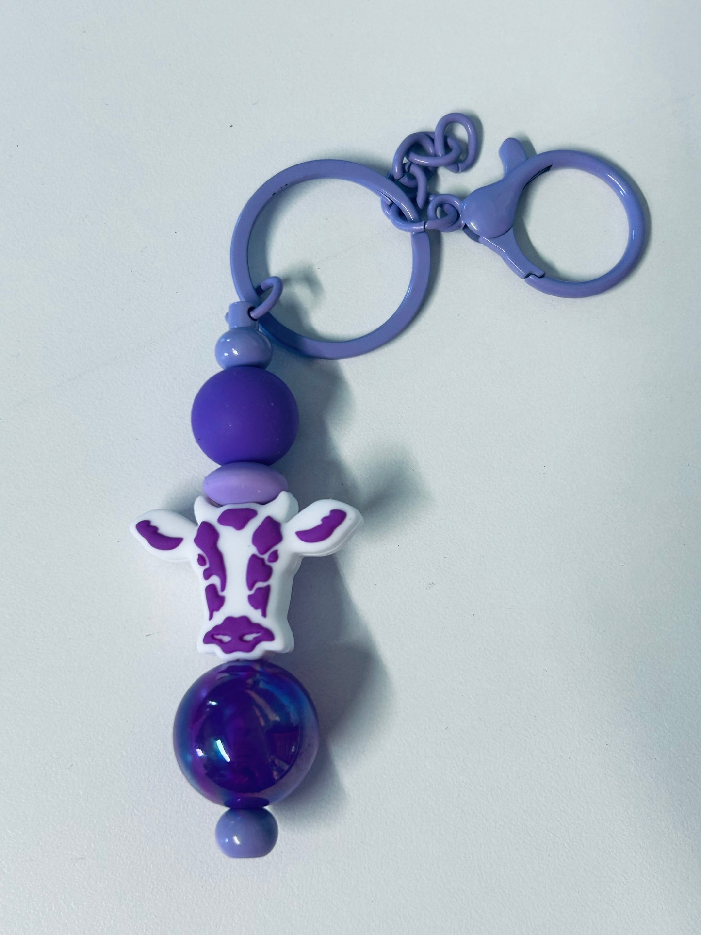 Keychain-Focal Cow