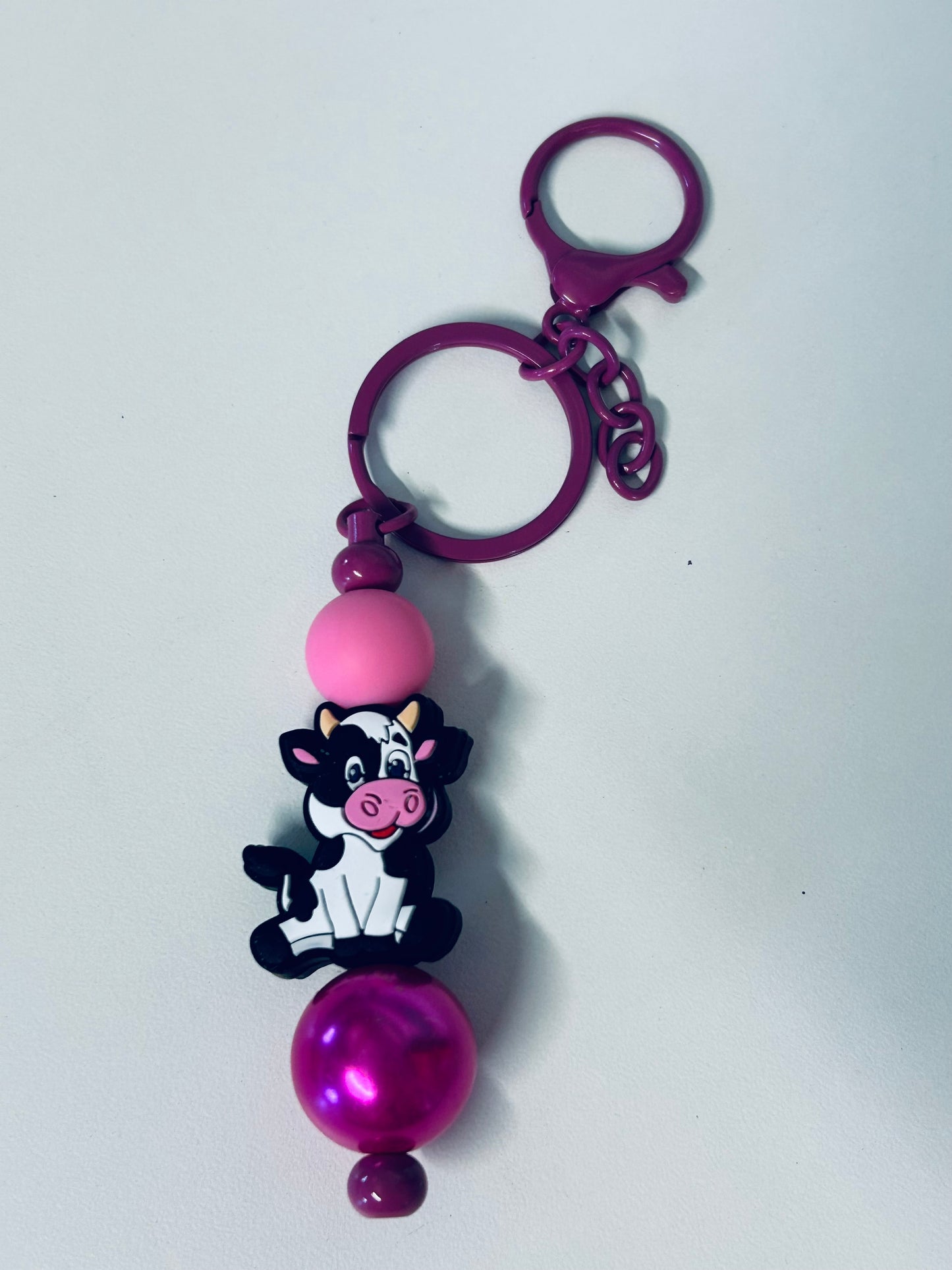 Keychain-Focal Cow