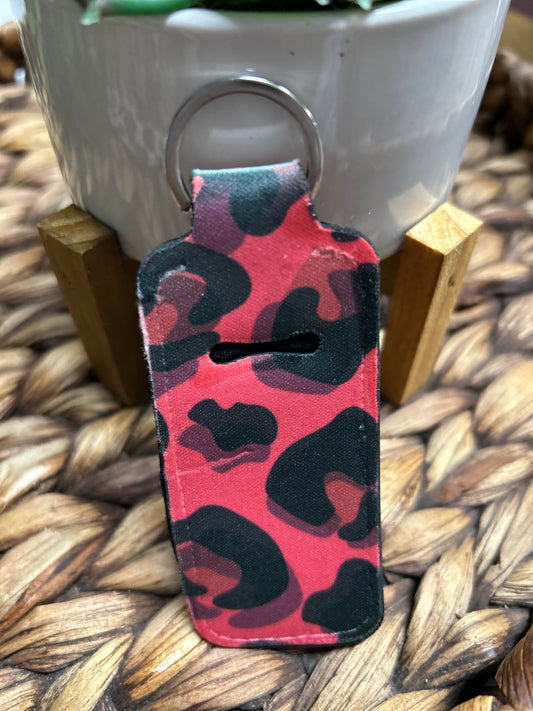 Chapstick Holder-Pattern:Pink Leopard