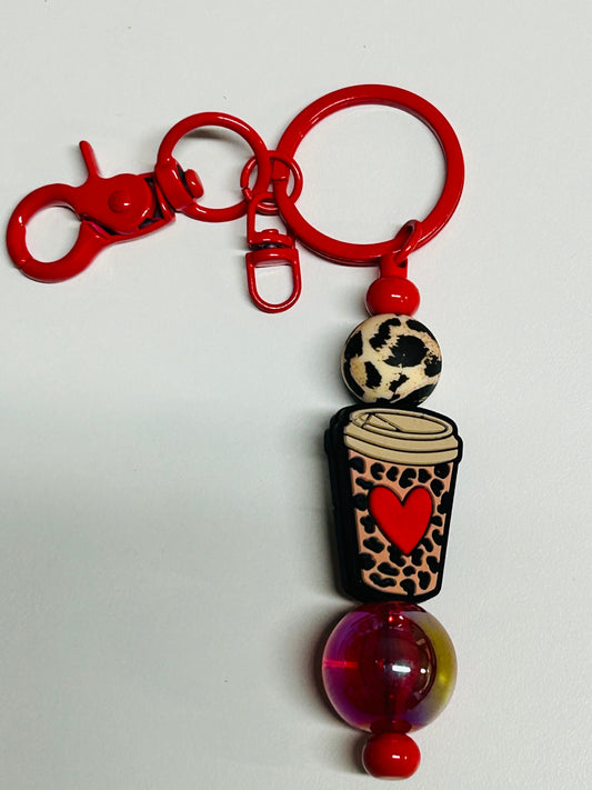 Keychain-Focal Coffee with a Heart