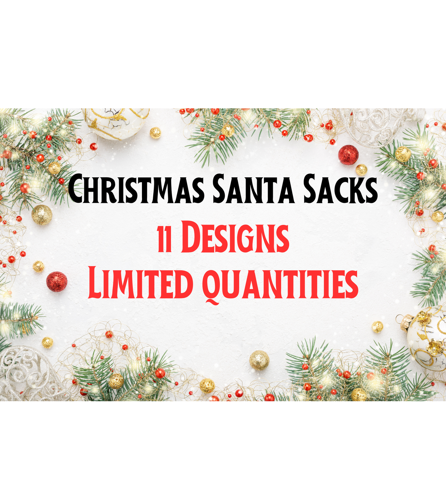 Christmas Santa Sacks