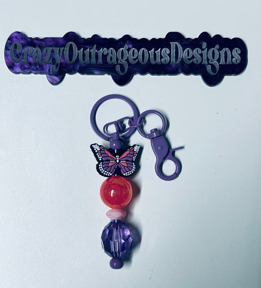 Keychain-Focal Butterfly