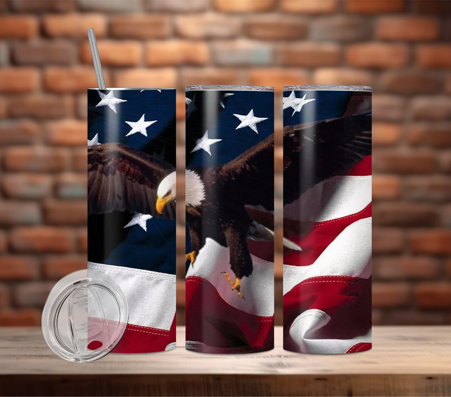 Tumbler-Eagle: Eagle Flag