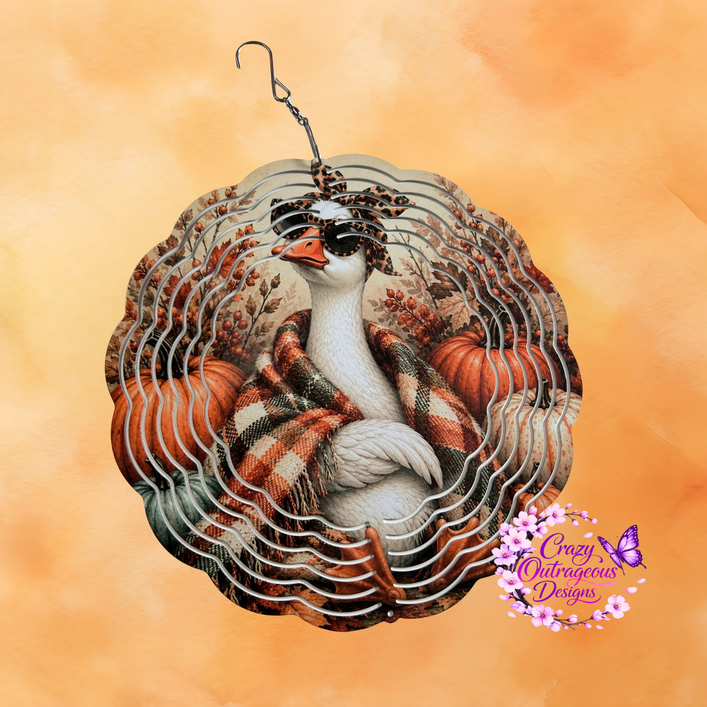 Wind Spinner-Fall Goose