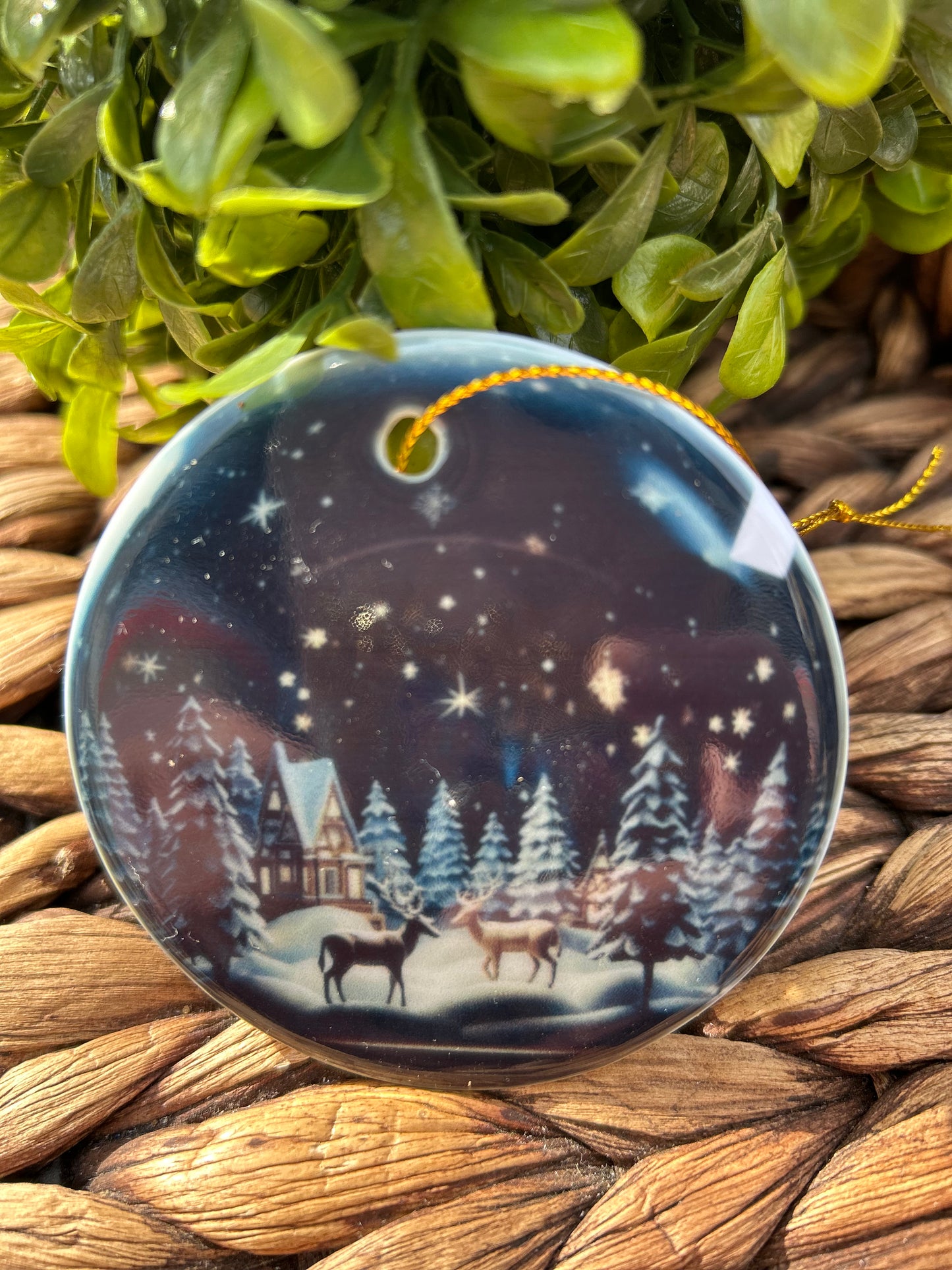 Christmas-Ornament Snow globes