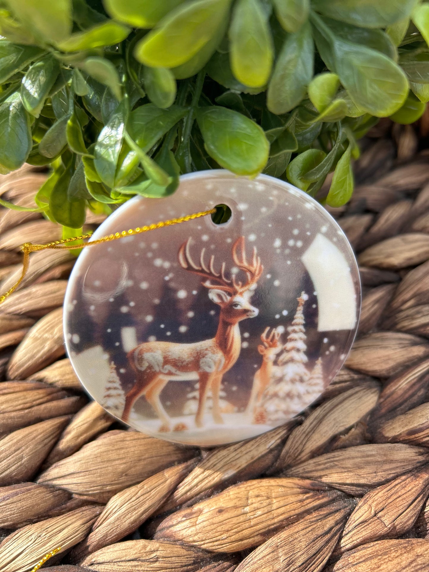 Christmas-Ornament Snow globes