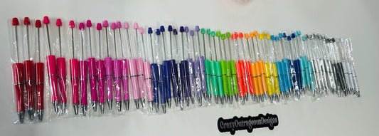 Pen-Assorted Beadable Pens