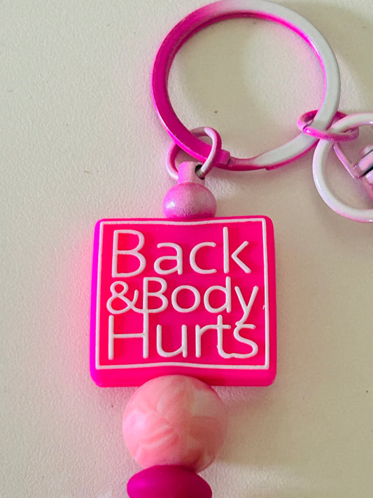 Keychain-Focal Back & Body Hurts