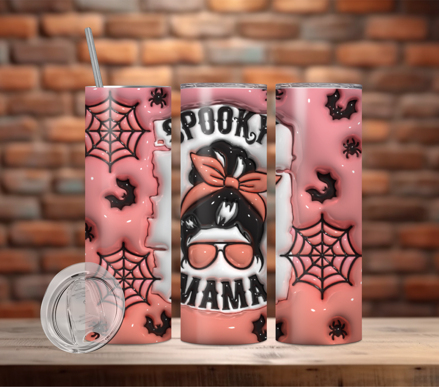 Tumbler-Halloween-Spooky Mama