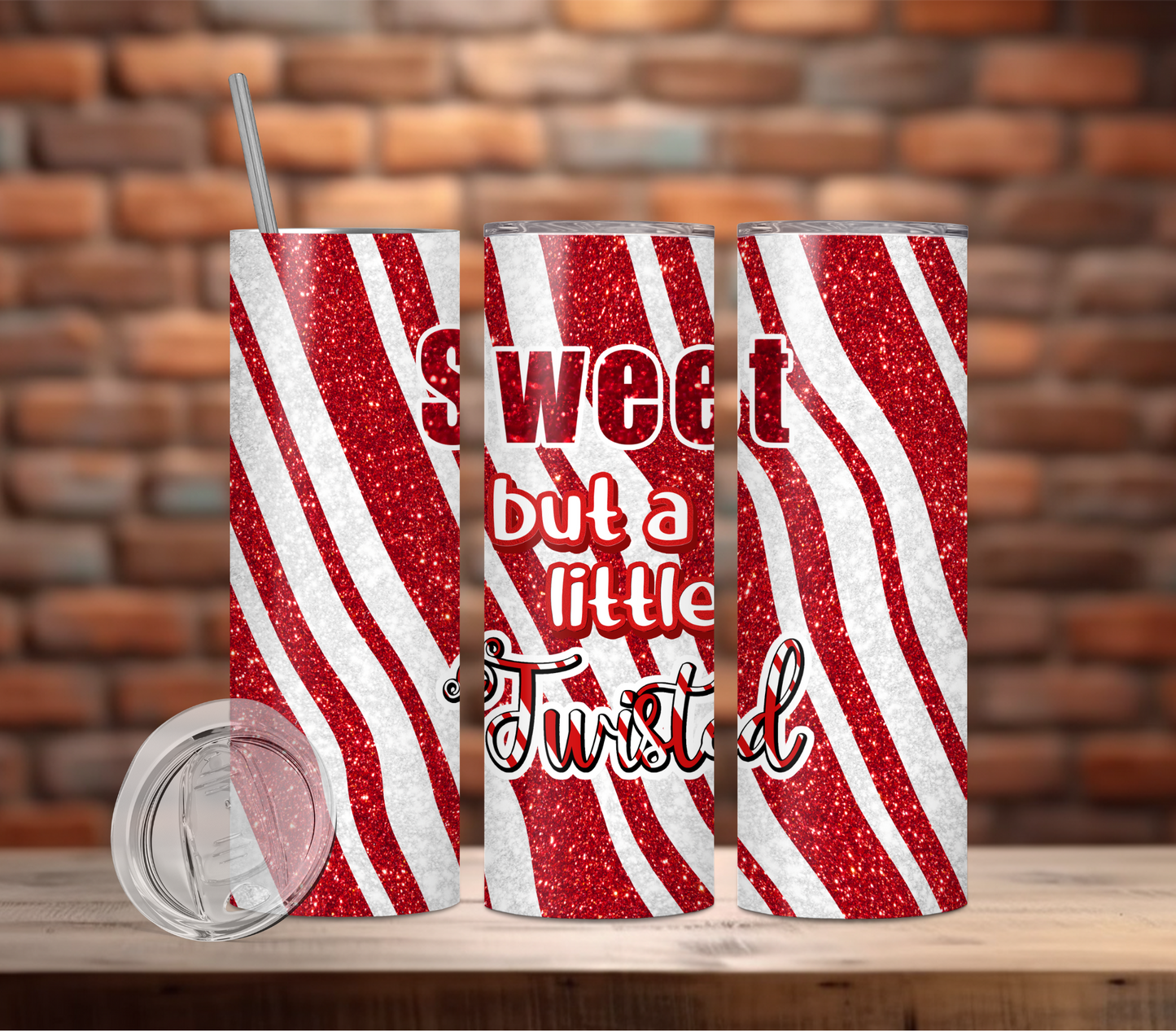 Tumbler-Christmas-Sweet but a Little Twisted