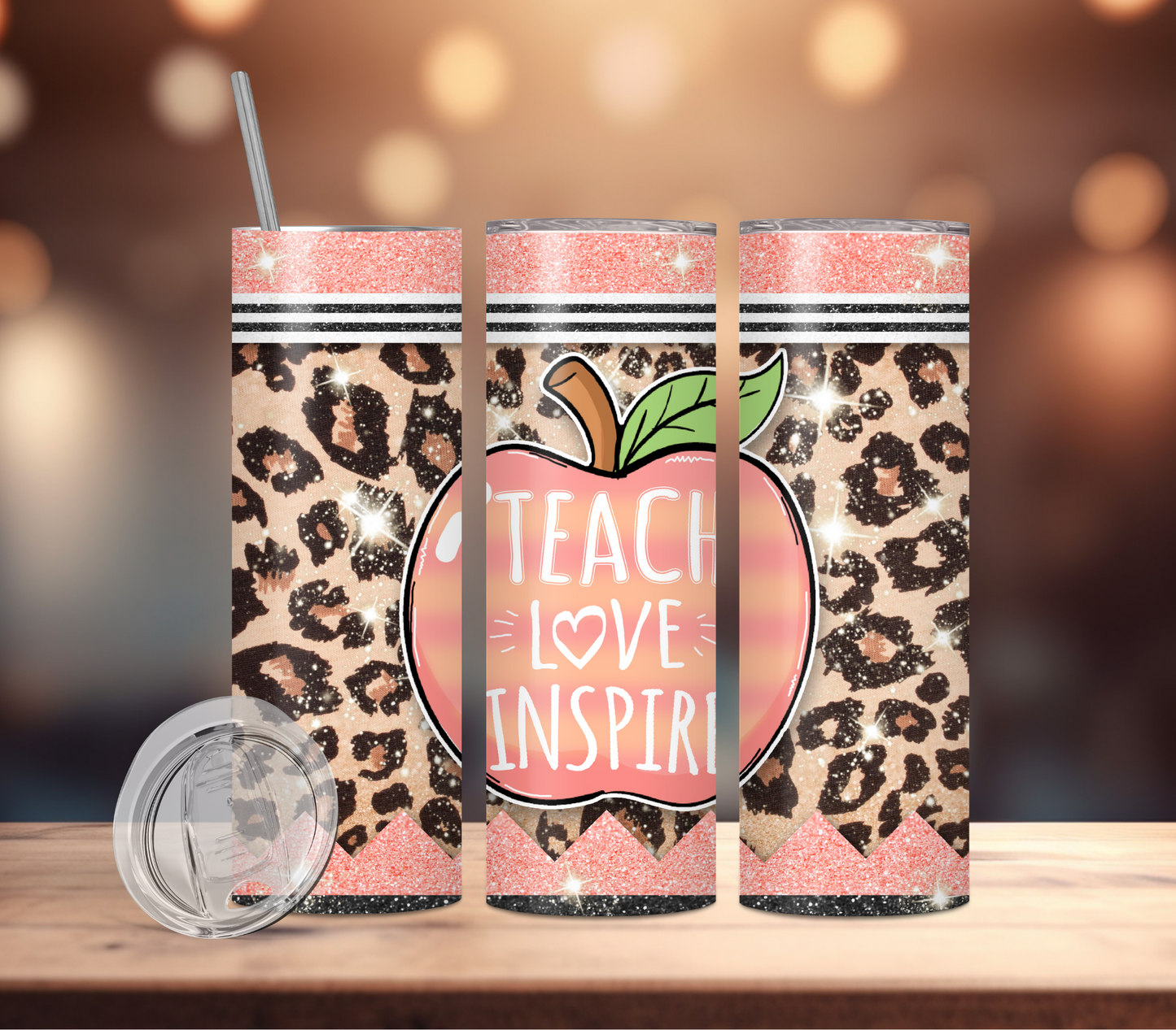 Tumbler-Teach, Love, Inspire