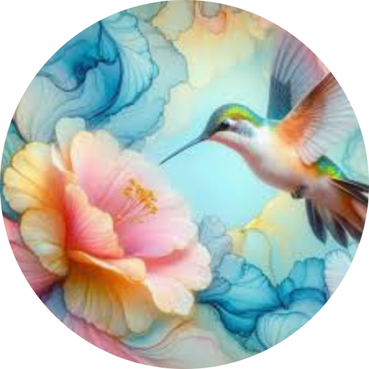 Wind Spinner-Hummingbird