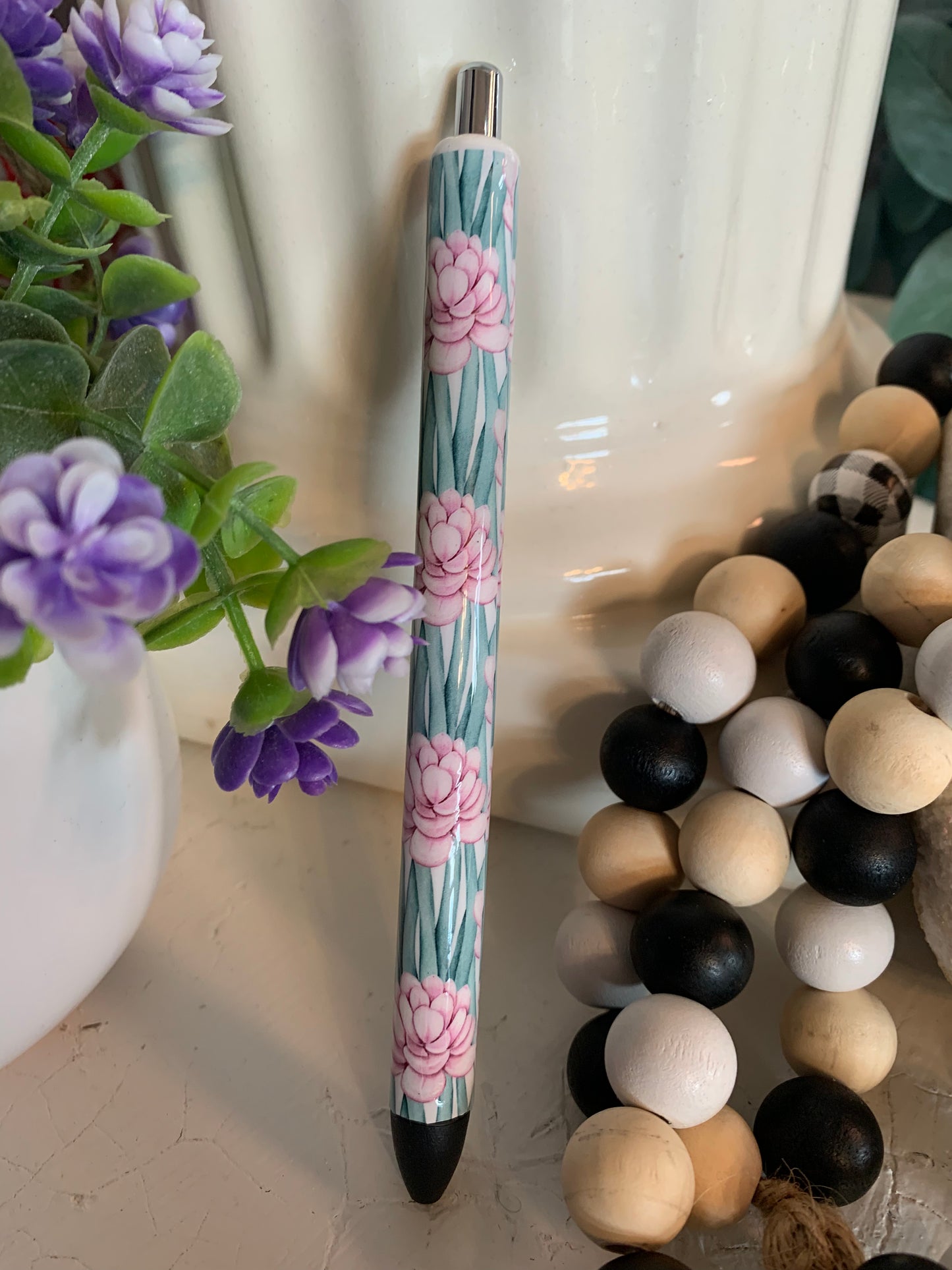 Pen Wrap-Flowers