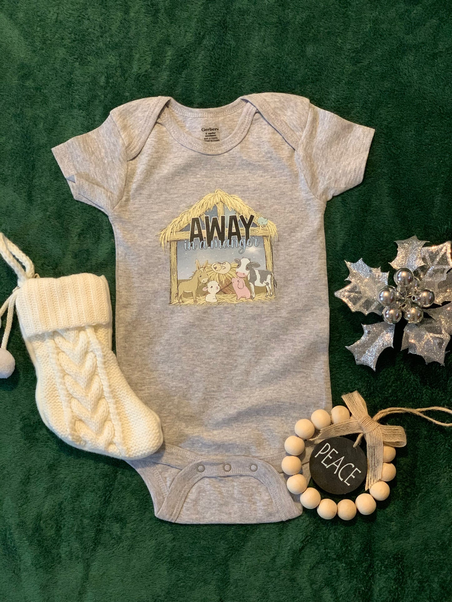 Apparel-Onesie "Away in a Manager"