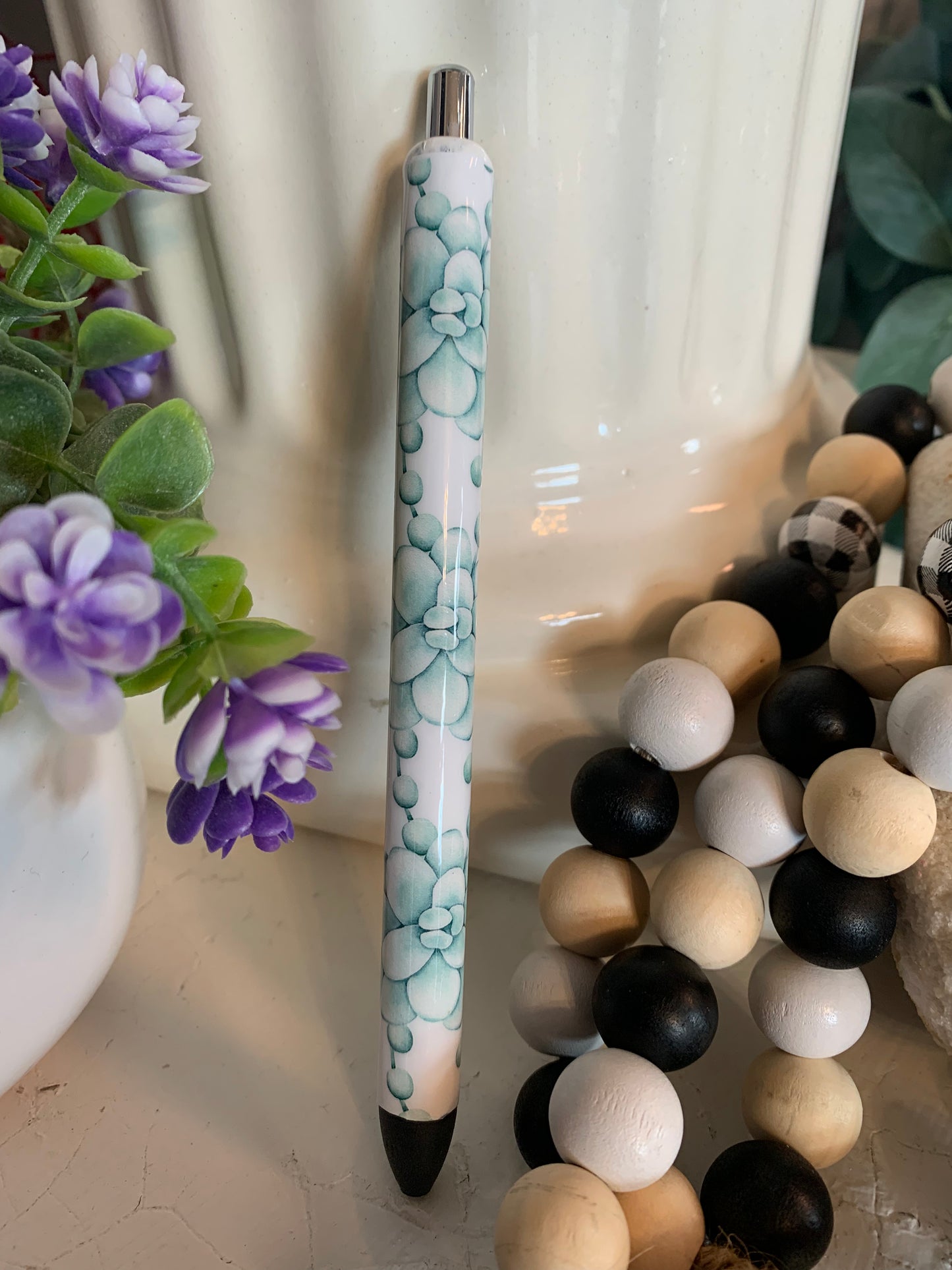 Pen Wrap-Flowers